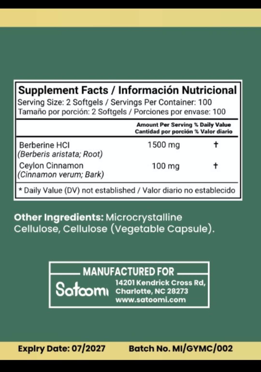 Miniatura 2 de Berberine+ premium